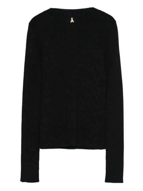 Maglia donna a costine con scollo a V PATRIZIA PEPE | 8K0328K280K103